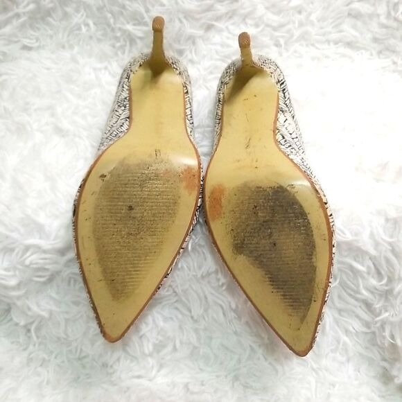 Liliana Black & White Printed Pumps size 10 - Picture 9 of 9